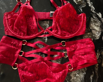 Red Panty Hoes | Etsy Canada