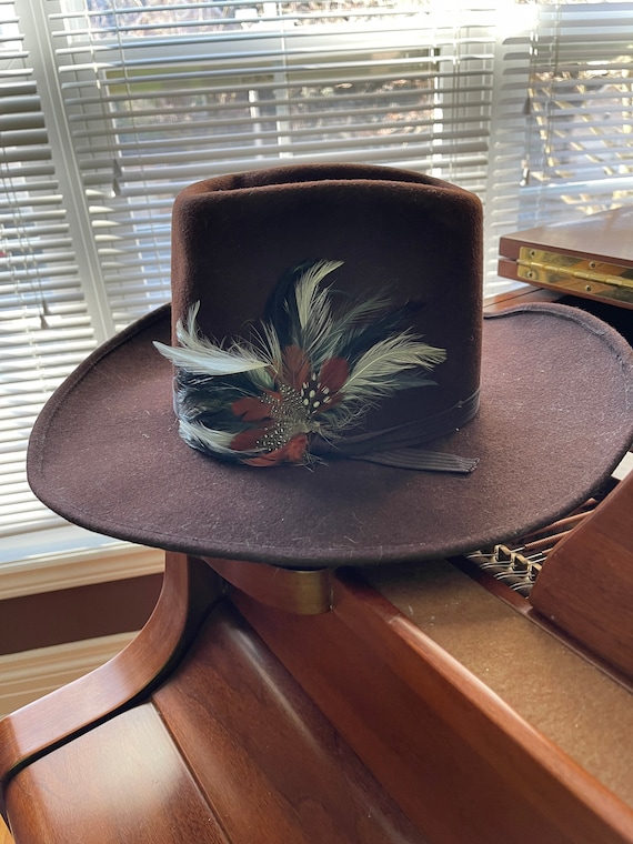 Stetson Cowboy Brown Vintage Hats for Men for sale