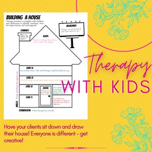 Play Therapy Activity Printable | Child Therapy Worksheet Download | Emotions, CBT, Coping Skills | Mental Health Counseling and Social Work