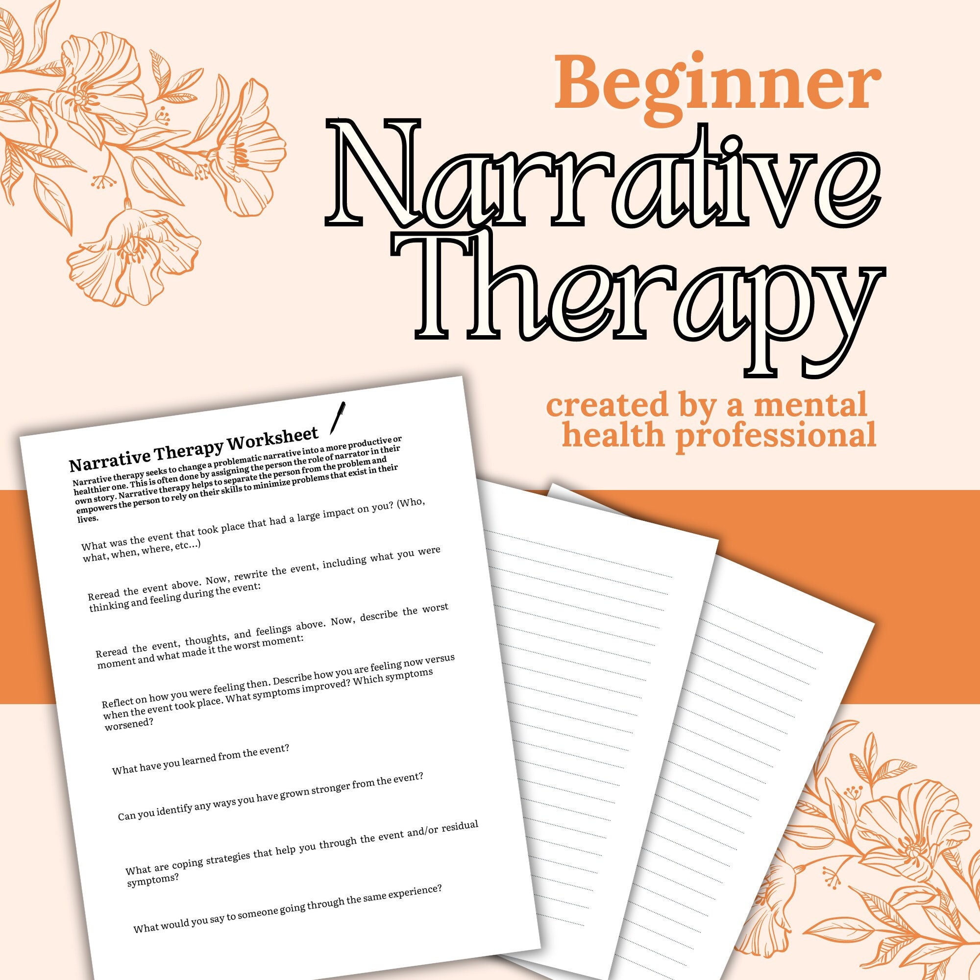 Narrative Therapy Worksheet for Beginners Strength based Counseling