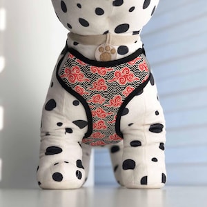 レッドクラウド禅 日本製 ペット犬猫用ハーネス | 引っ張らない歩行トレーニング | アニメ 日本製 レッドクラウド | カスタマイズ可能