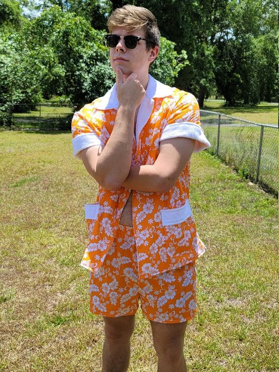 Men's Cabana Set Men's Swimsuit Men's 