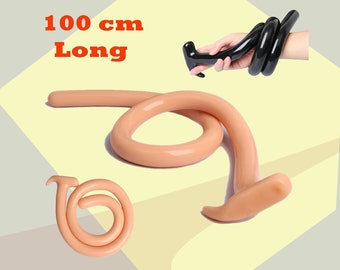 100 cm Long Anal Plug Butt Sex Toys Super Long Anal Plug For Woman Men