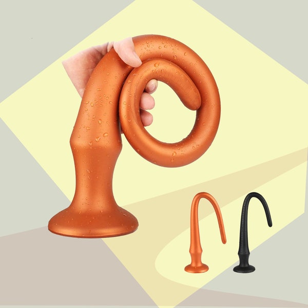 Super Long Butt Plug Soft Anal Sex Toys With A Suction Cup For Gay Man Women