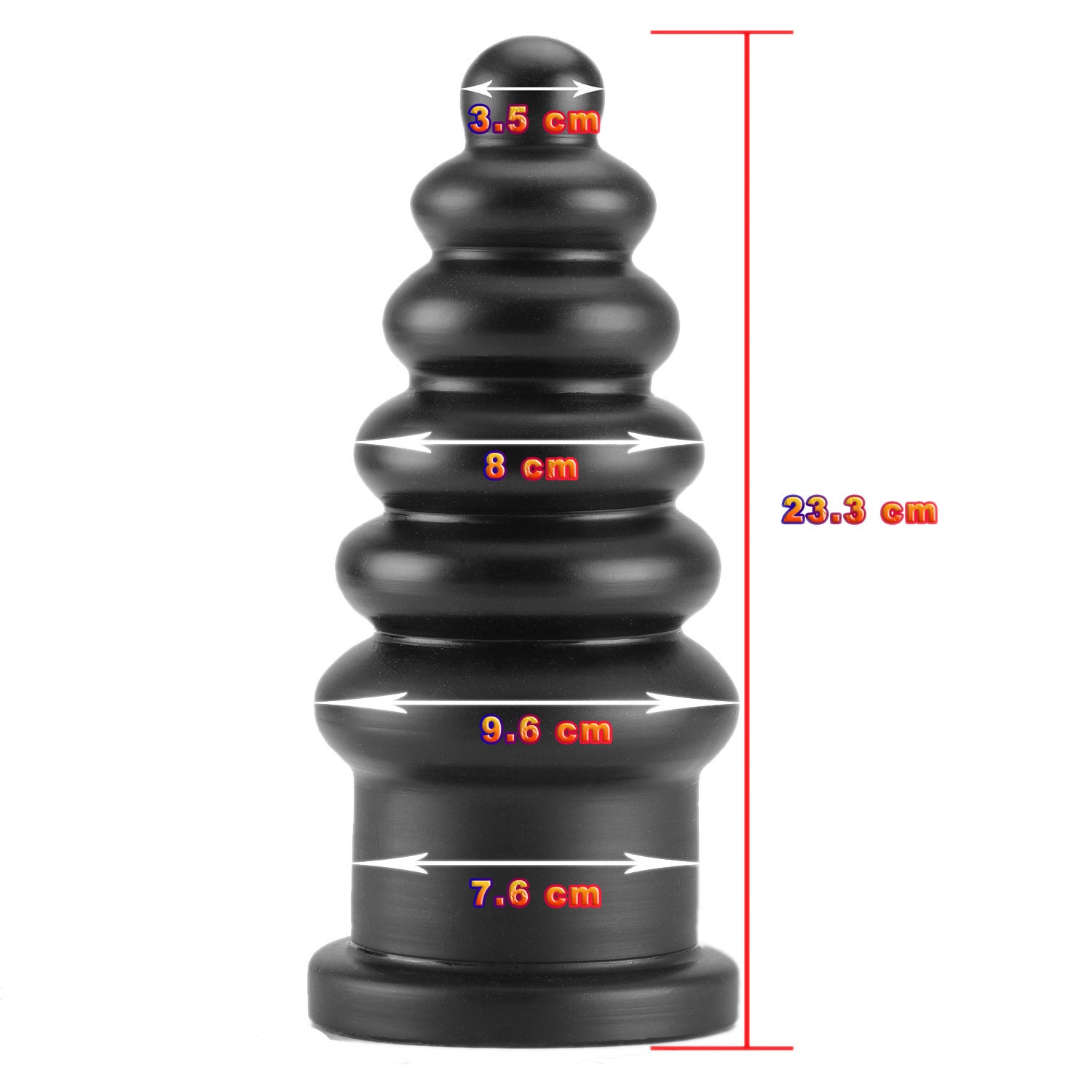 Super Huge Anal Beads Plug Big Butt Plug Tower Shape Large Anal Plugs Anal Sex Toys For Men 