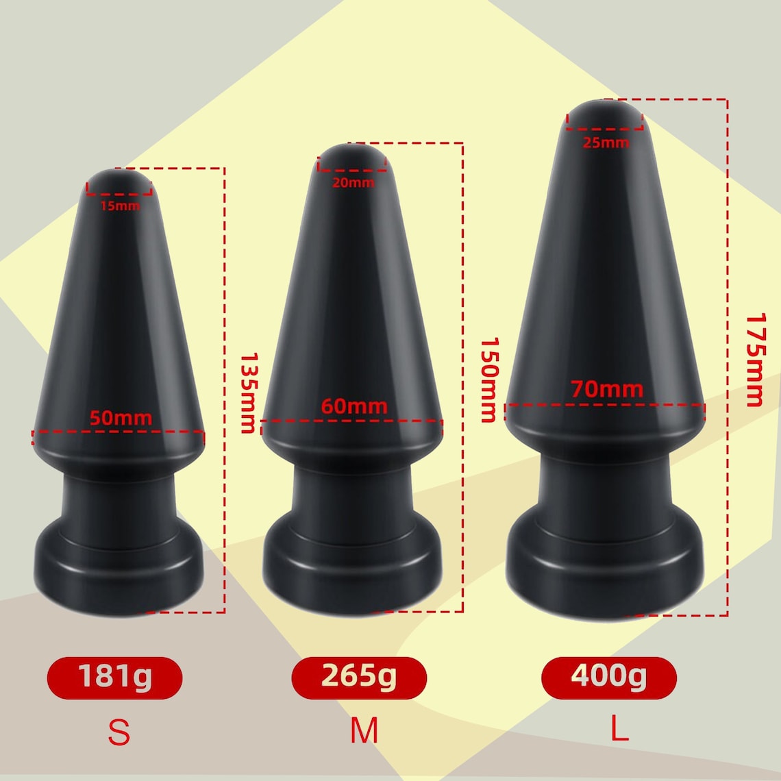 Huge Anal Sex Toys Large Butt Plug Anal Plug Big Anal Plug for Men ...