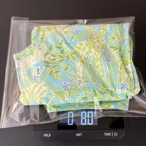 Vintage 90s Lilly Pulitzer Jungle Animals Print Cropped Pants Size 4 Blue Green image 15