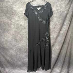 adrianna papell vintage beaded fairy dress Beautiful silk beaded fairy evening gown. Brand is Adrianna Papell. Dropping on my Depop: Hakes today #silk #prom #evening #fairy