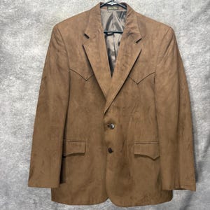 Vintage Mens Western Suit 44r - Etsy