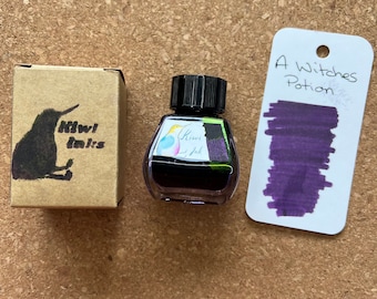 Kiwi Inks Hexentrank Schimmer & Glanz Füllfederhalter Tinte 30ml