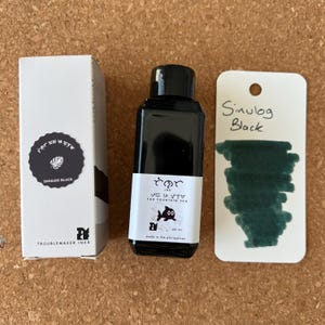 Troublemaker Sinulog Schwarz Standard Füllfederhalter Tinte 60ml