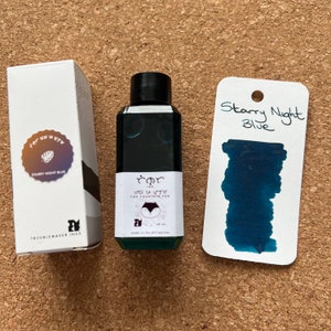 Troublemaker Starry Night Blue Shimmer Fountain Pen Ink 60ml