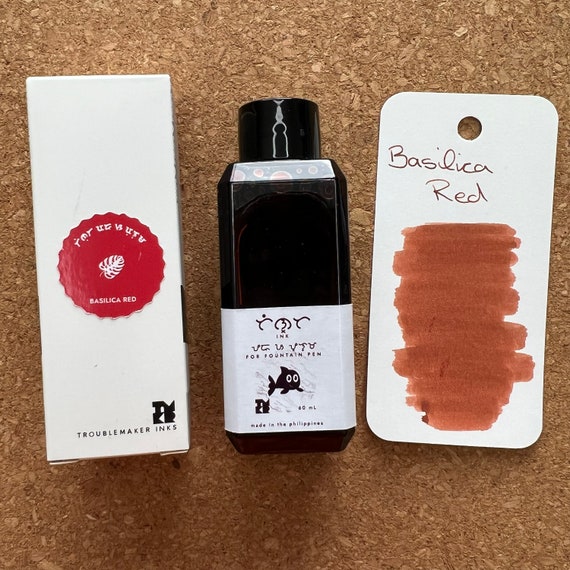 Bouteille d'encre rouge 30 ml pour stylo plume achat vente écologique - Acheter sur