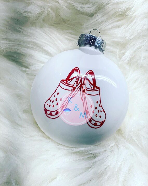 croc shoe christmas ornament