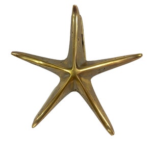 Brass Starfish Knocker | Seaside Entryway Decor | Beach-Themed Door Accent | Nautical Home Hardware | Marine Touch