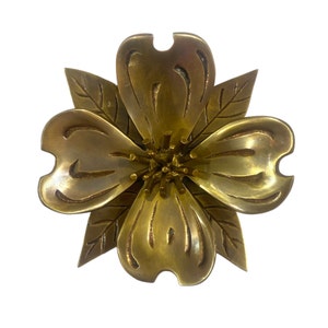 Heavy Brass Flower Shape Door Knocker Nautical Door Accessories Home Décor, Dogwood Flower Knocker~Personalised Door Knocker