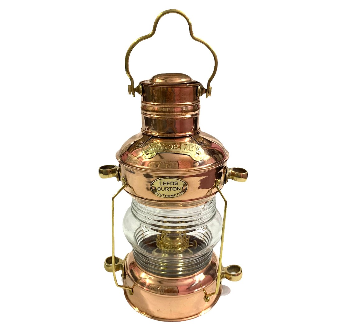 Copper & Brass 14 Oil Lantern/Nautical Maritime Ship Etsy