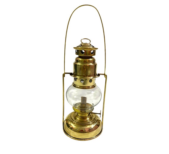 8 Brass Oil Lamp Maritime Nautical Ship Lantern/antique Boat