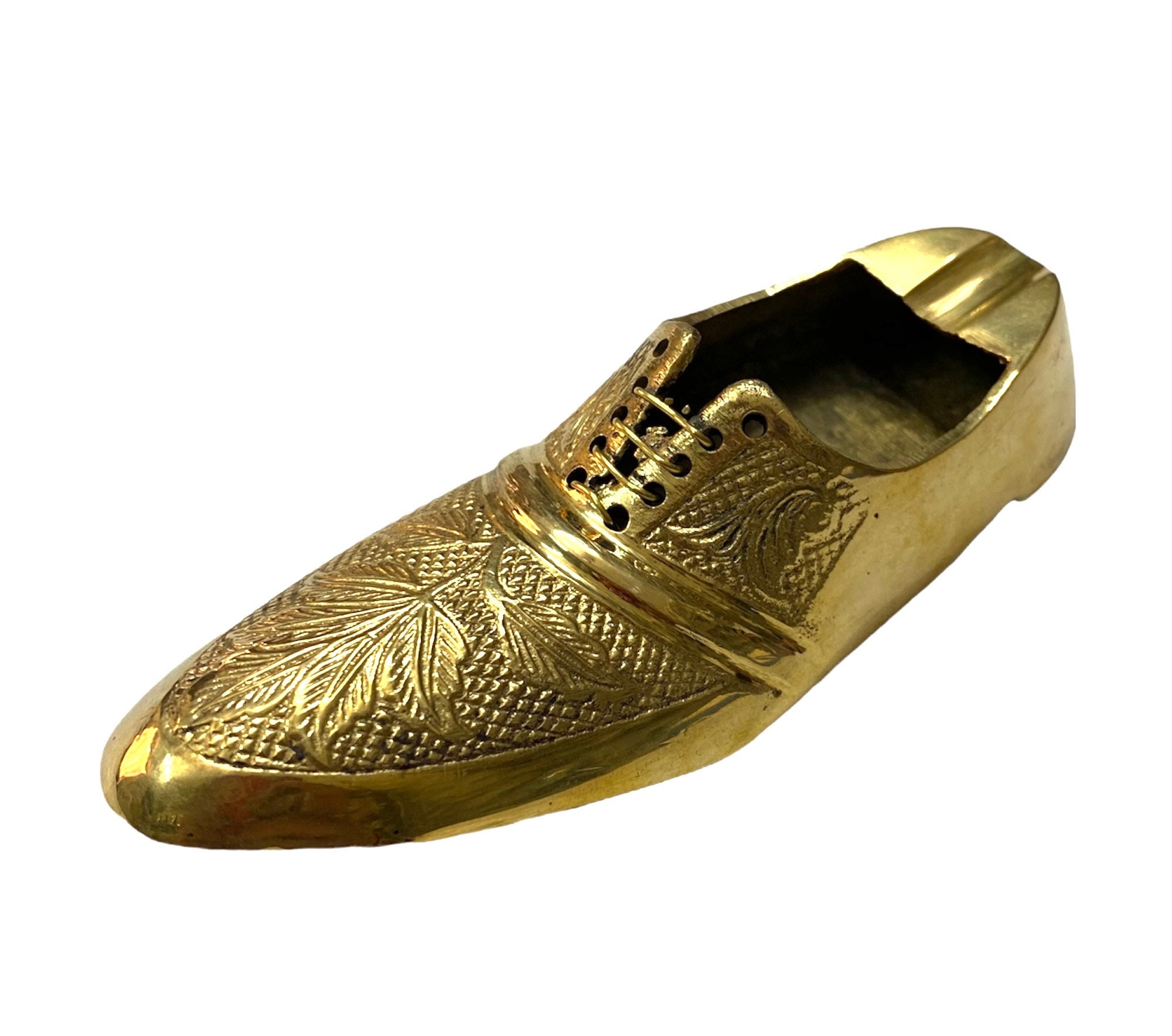 Buy Brass Shoe Style Ashtray/cigar Cigarette Ashtray/gift for Online in  India - Etsy