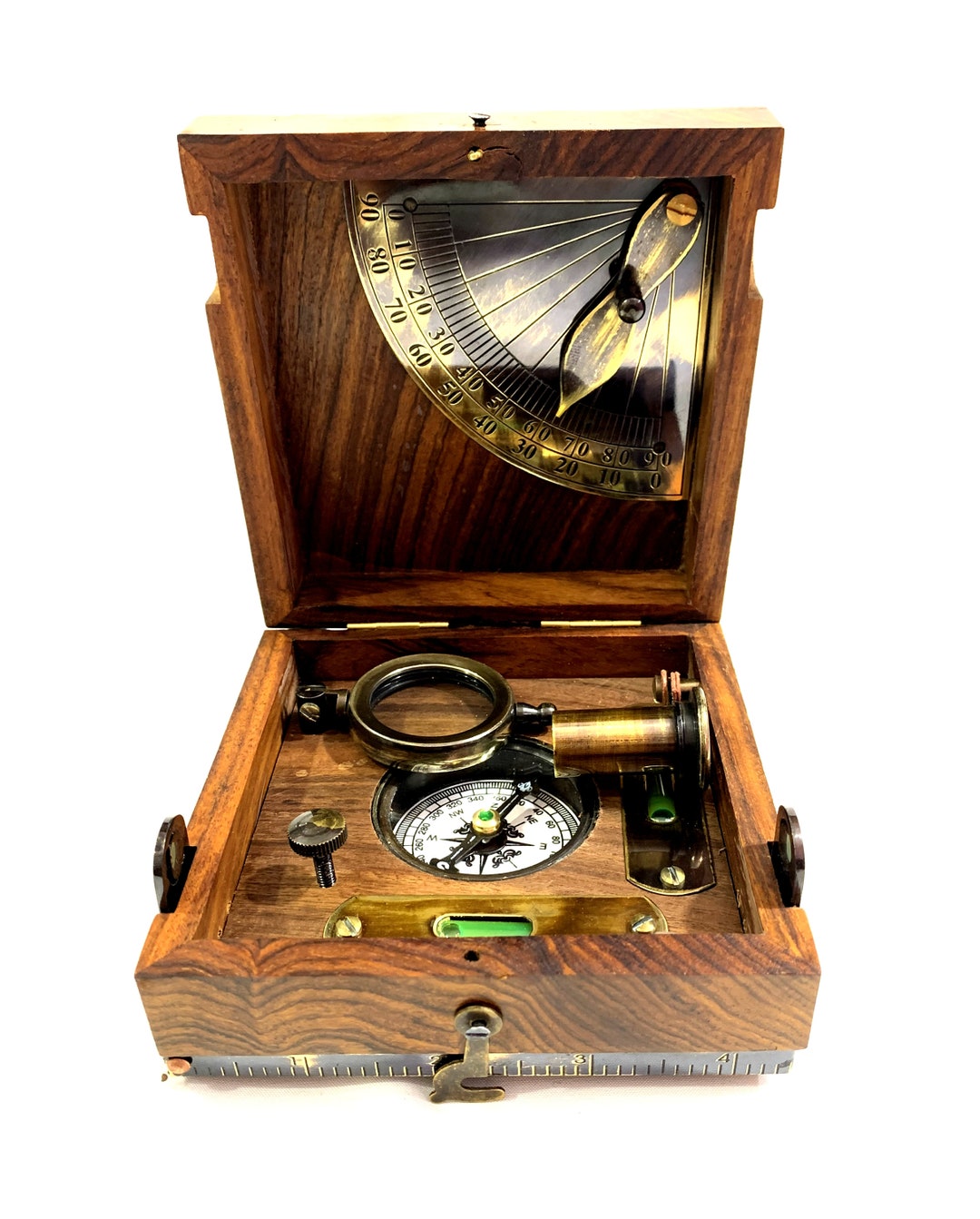Marine Magic Box Wooden Marine Master Box/nautical Sextant/ship's Instruments ...