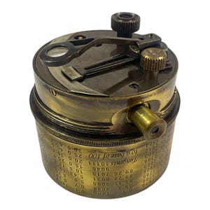 Nautical Brass Sextant Box | Maritime Navigation Tool | Vintage Marine Decor | Ship Captain Gift