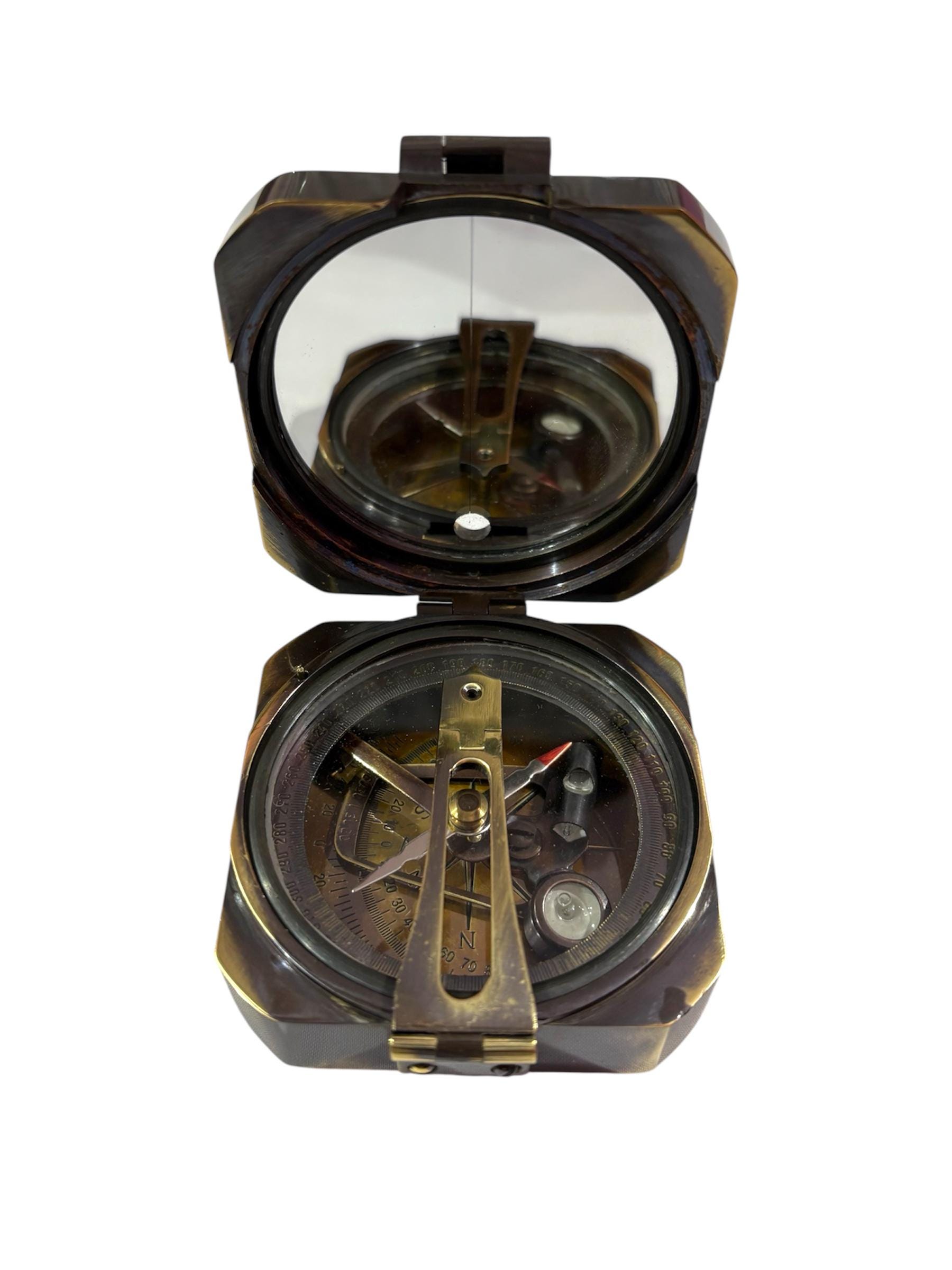 Kelvin & Hughes 1917 London Engrave Brass Compass - Nautical