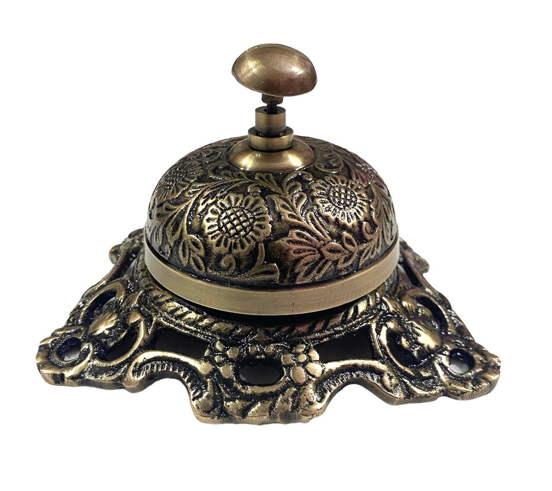 Vintage Hotel Desk Counter Bell Ringer