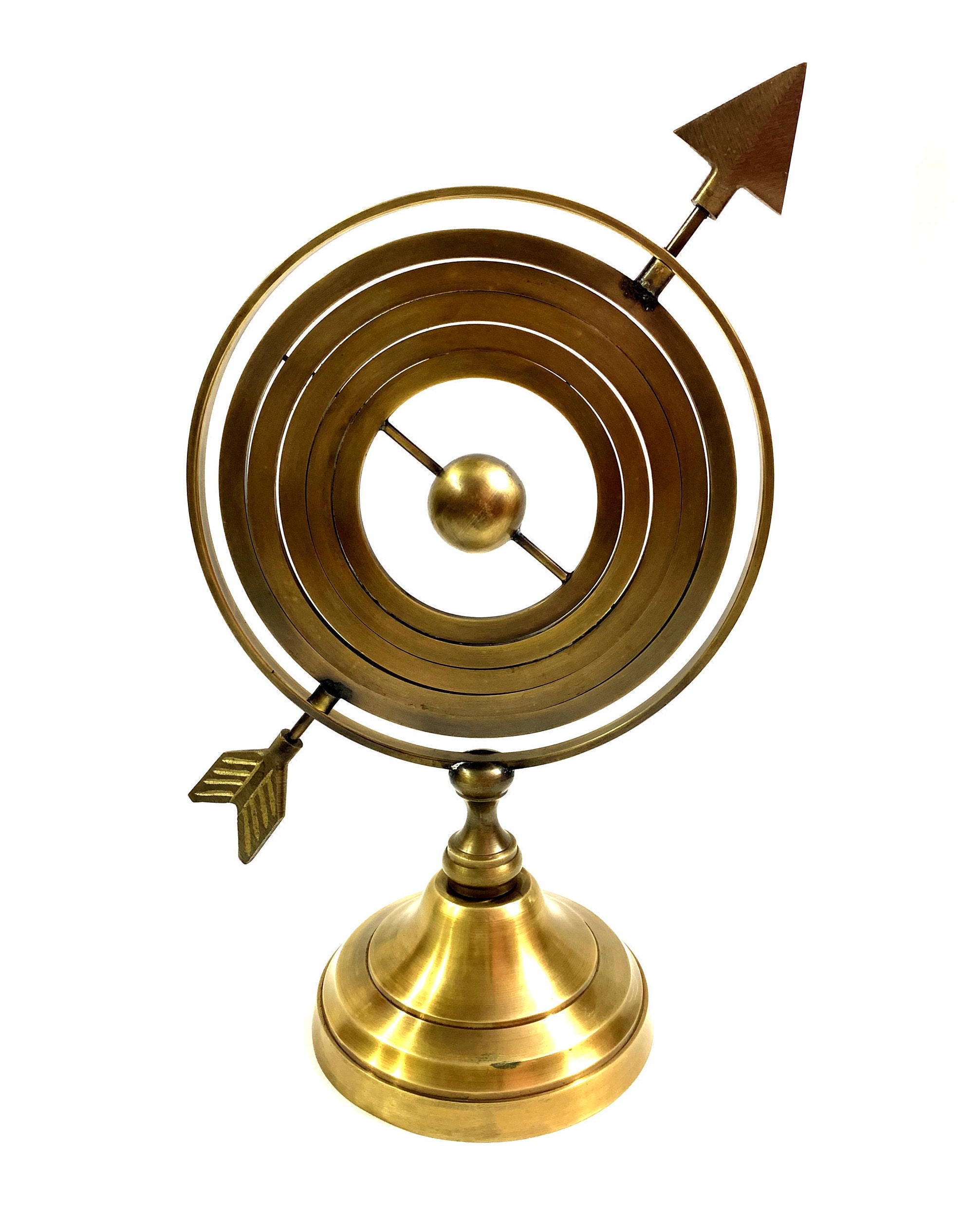 12 Brass Armillary Sphere With Arrow Nautical Maritime Etsy UK