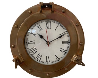 Vintage Chelsea Clock Co. Boston Porthole Clock. U. S. Maritime