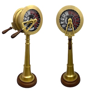 37 Inches Brass Finish Ship Engine Telegraph/Nautical Marine Telegraph Collectible Room & Office Décor
