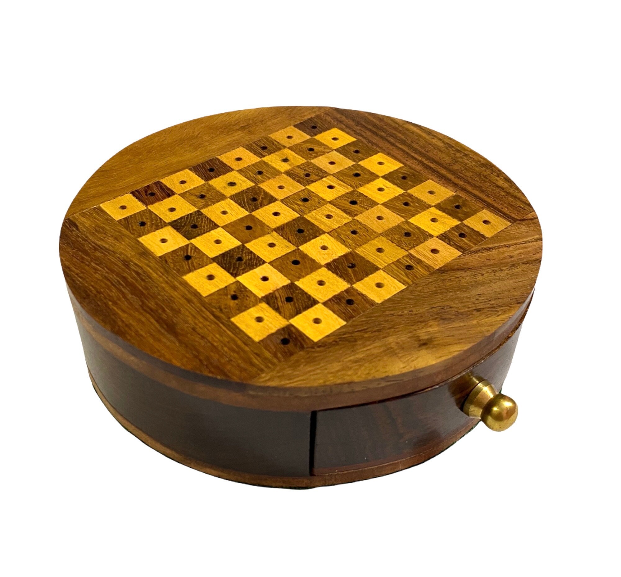 Compass and Chess Piece on Chess Board Game for Ideas, Challenge