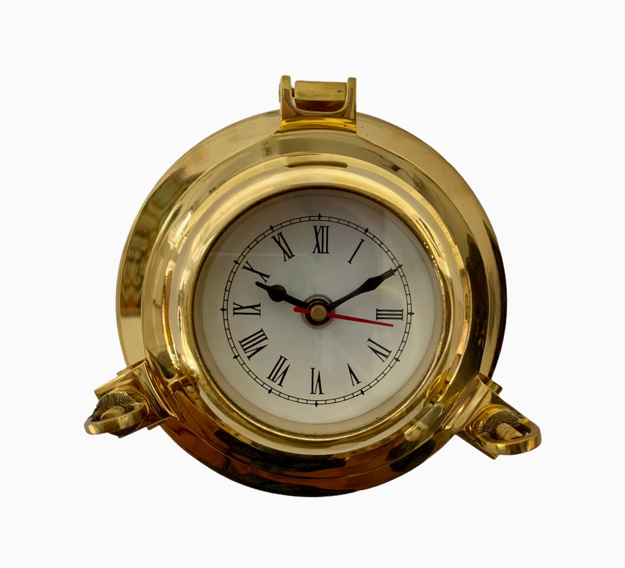 6 Inches Brass Porthole Wall Clock Home & Office Decorative Etsy