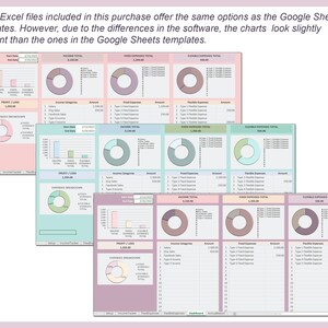 Kalkylblad för utgiftsinkomster Företagsekonomilogg Personlig budgetorganisatör Mall för pengaspårning Google Sheets Excel Redovisning bild 7