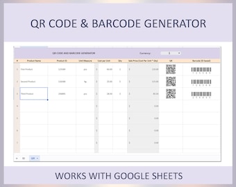 QR-codegenerator streepjescodemaker Google Spreadsheets Qr Creator Online QR-codegenerator-spreadsheet QR-codemaker streepjescodegenerator aangepast hulpmiddel