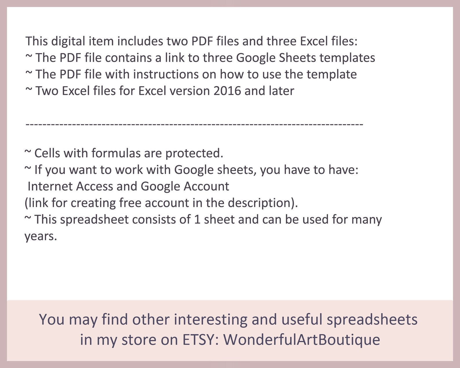 Excel Purchase Order Tracking Template PO Spreadsheet Organizer Google ...
