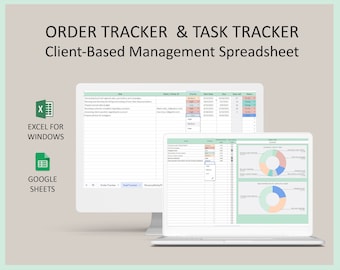 Order tracking Excel template, Order tracker spreadsheet, Shipment tracking, Sales order tracking,Small business tracker,Work order tracking