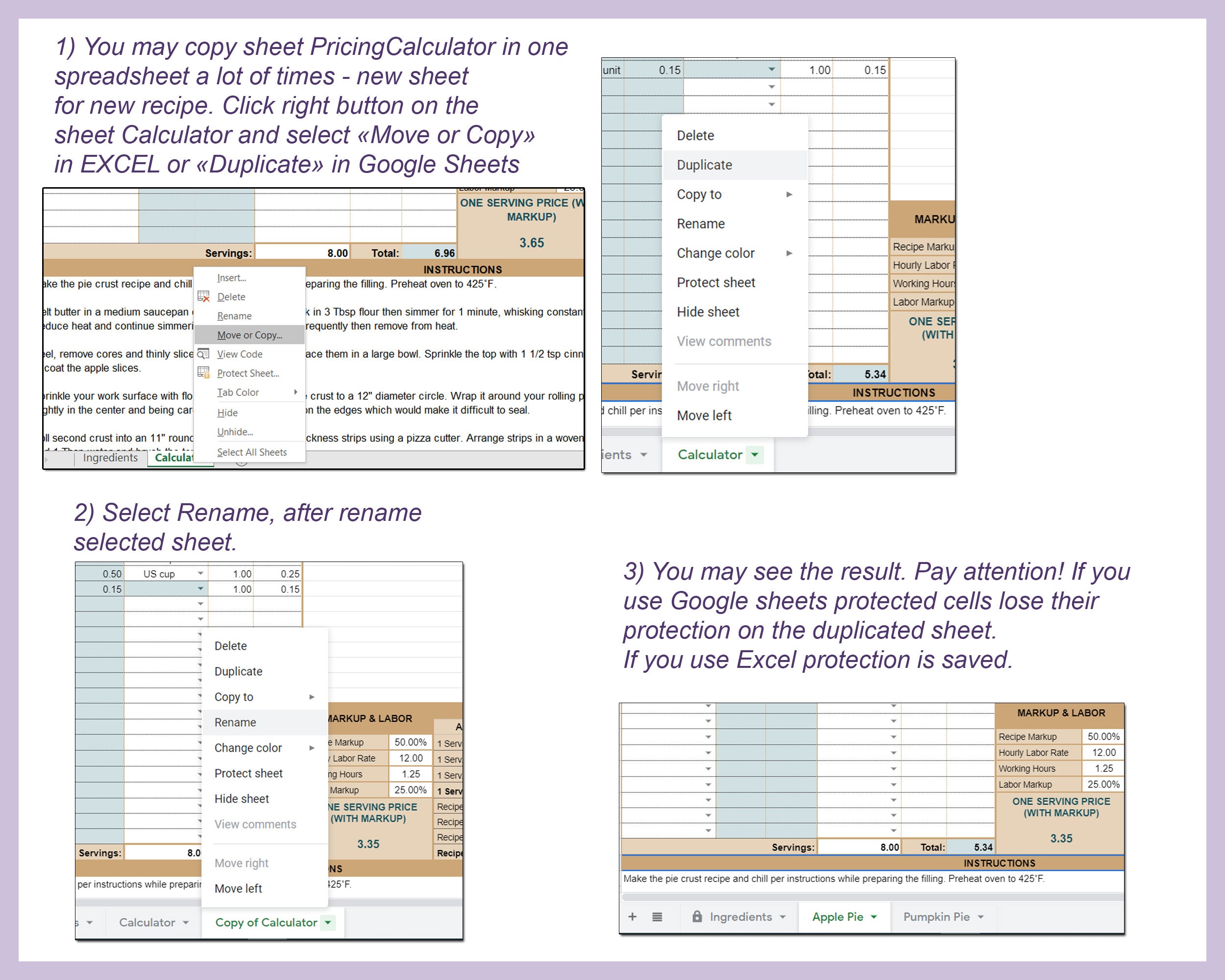 Price Calculator Template price-calculator-template