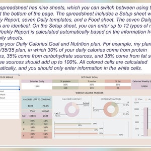 Macro Meal Planner, Macro Diet Planner, Macro Counter Meal Planner