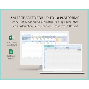 Verkaufs-Tracker Tabelle Aktivitätsmonitoring Tool Multi-Platform-Verkaufslog Excel Google Sheets App für Business Performance Mangement