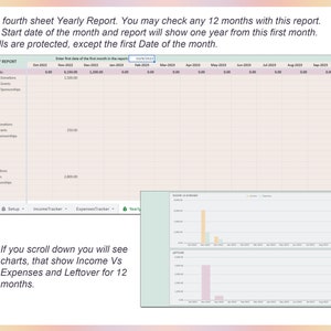 Income and Expense Tracker For Non-Profit Organization, Bookkeeping, Accounting, Spending tracker, Business tracker, Google sheets, Excel image 7