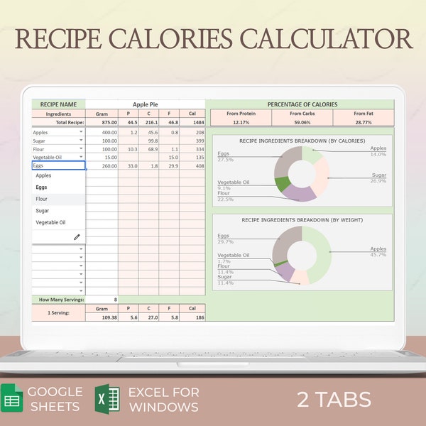 Calorie Counter Etsy