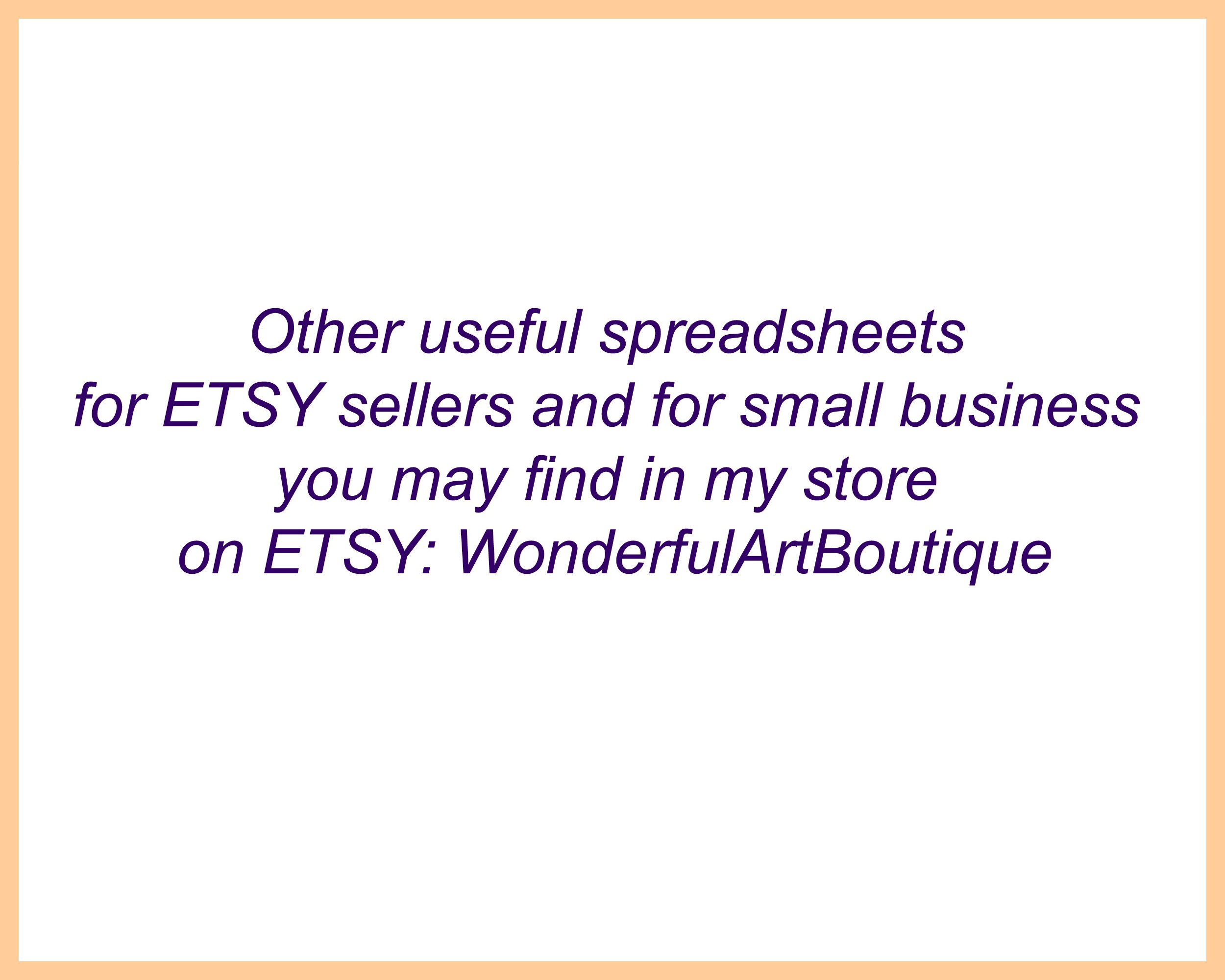 ETSY Fee Calculator ETSY Seller Tool Etsy and Paypal Fees Etsy