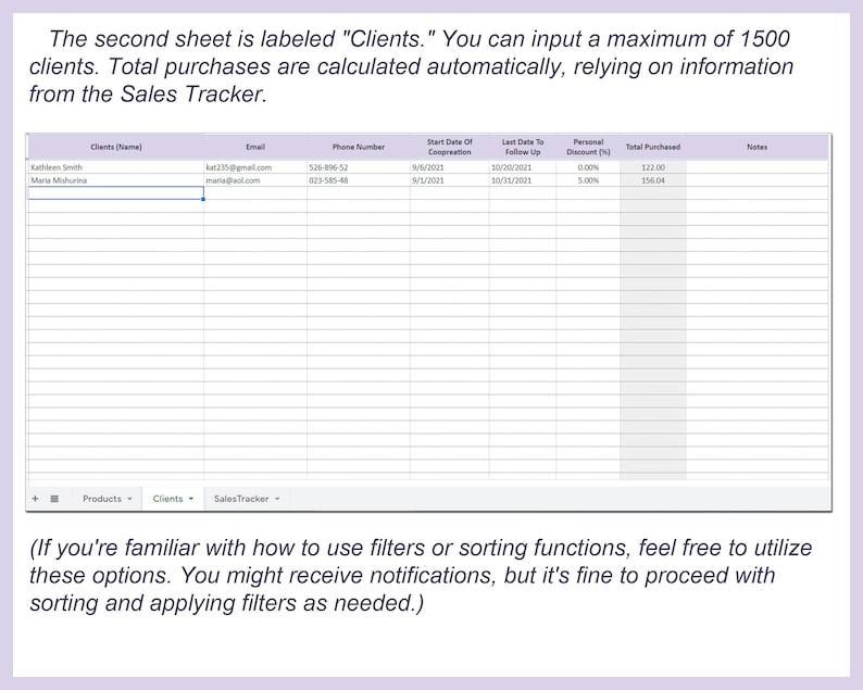 Client Base, Customer Base Template, Client Base Example, Customer Base ...