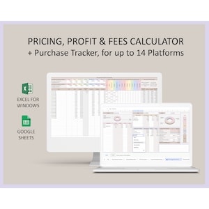 Etsy fees calculator, Cost of goods manufactured, Markup & Profit margin calculator, Product cost, Pricing calculator, Sale price calculator