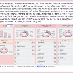 Kalkylblad för utgiftsinkomster Företagsekonomilogg Personlig budgetorganisatör Mall för pengaspårning Google Sheets Excel Redovisning bild 4