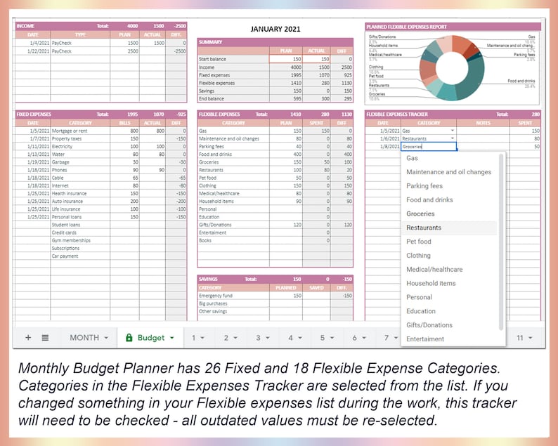 Digital Planner Excel Time Management Daily Sheet Monthly | Etsy