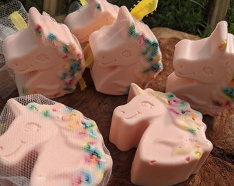 Unicorn Soap, Fruity Pebbles Soap, Fun Whimsical Soap For Kids, Pink Unicorn Soap Favors, Fruity Scented Soap