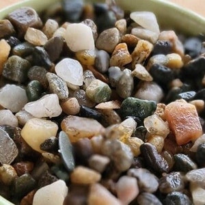 Natural Pebble Rock, Decorative Gravel For Plants, Terrarium Supplies, Succulents & Cacti, Fairy Garden Stones