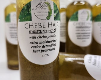 Chebe Moisturizing Hair Oil, Extra Strength, Maximum Hair Growth, Scalp Serum, Conditioning Heat Protectant