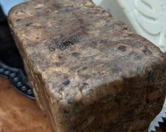 Raw Soap Block, African Black Soap, Plant Based Soap, Dark Spots, Skin Brightener, Black Soap From Ghana